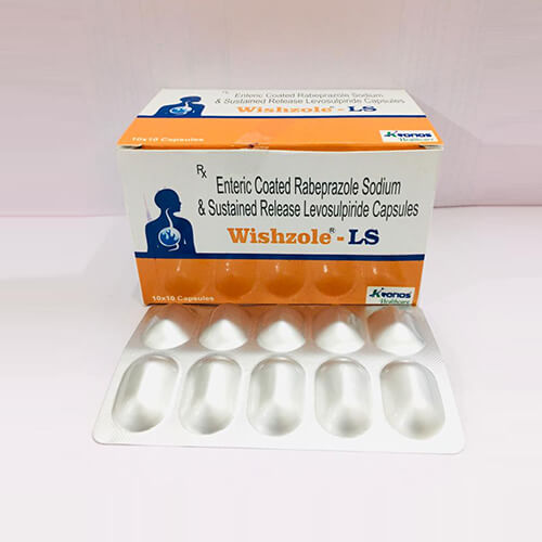 enteric coated Rabeprazole sodium and sustained release levosulpiride capsules